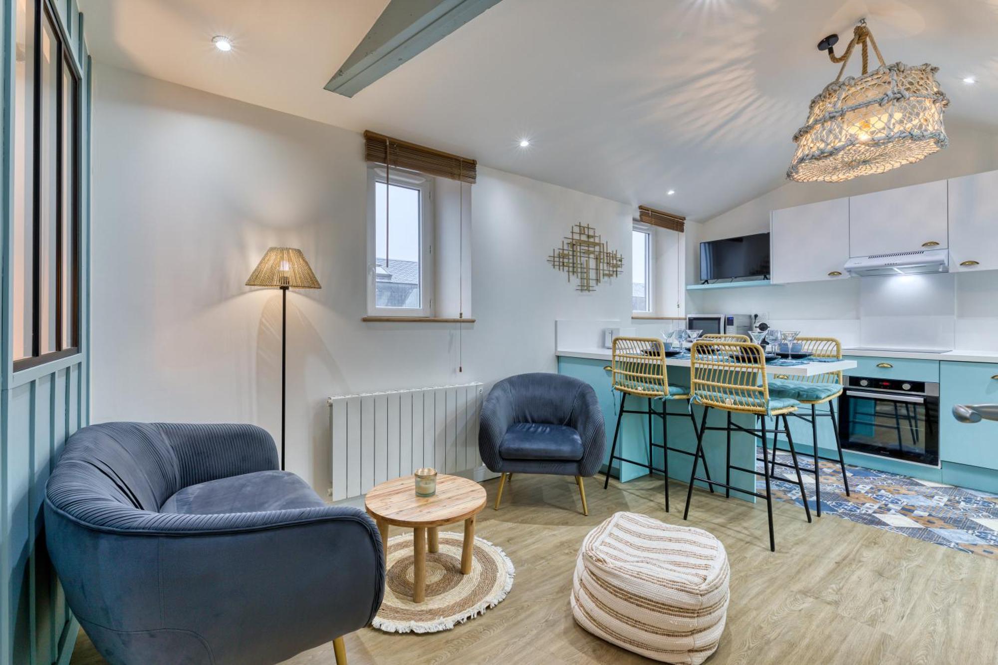 Appartement « Le Casier » Vue Mer Fécamp Eksteriør bilde