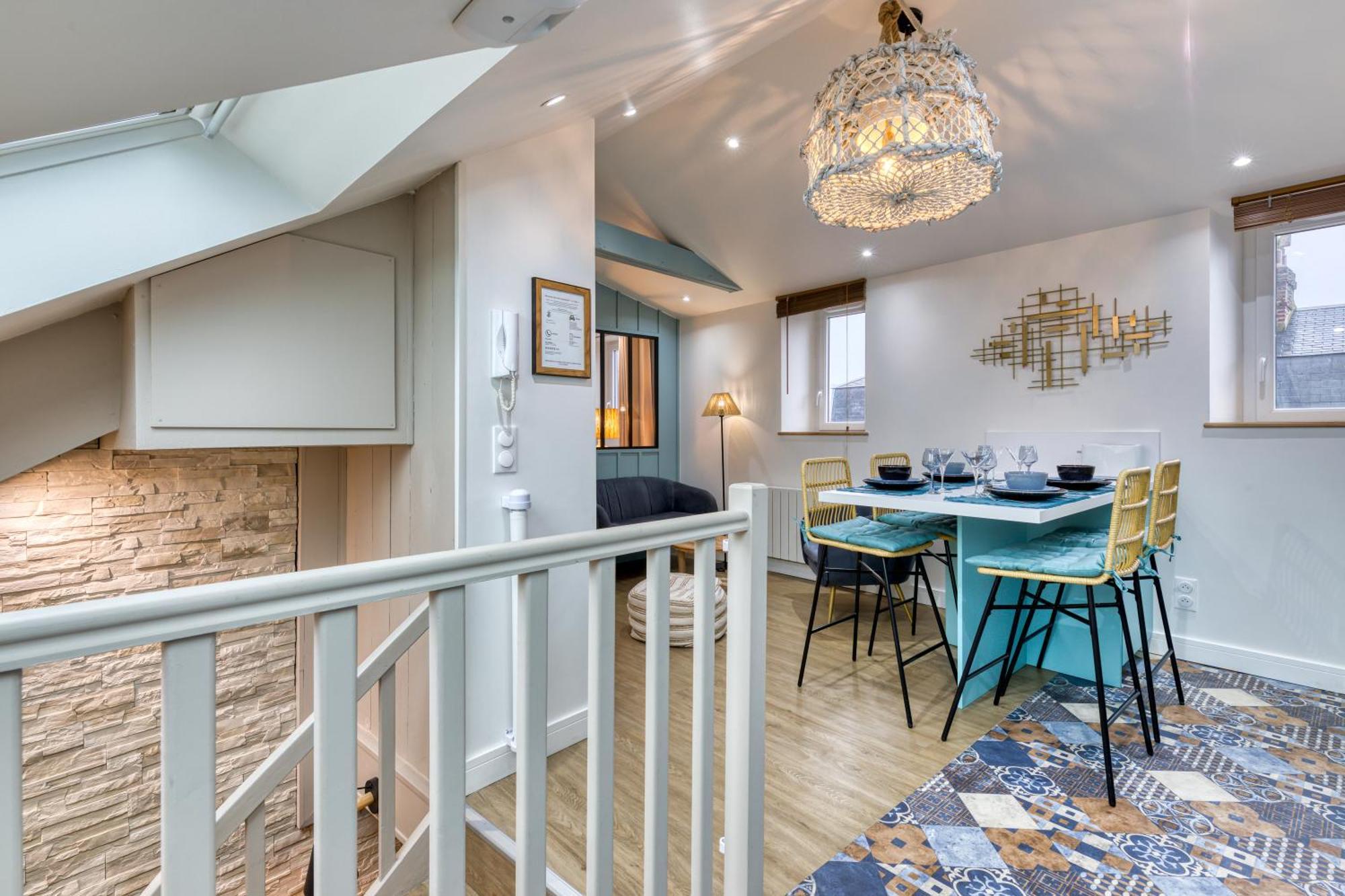 Appartement « Le Casier » Vue Mer Fécamp Eksteriør bilde